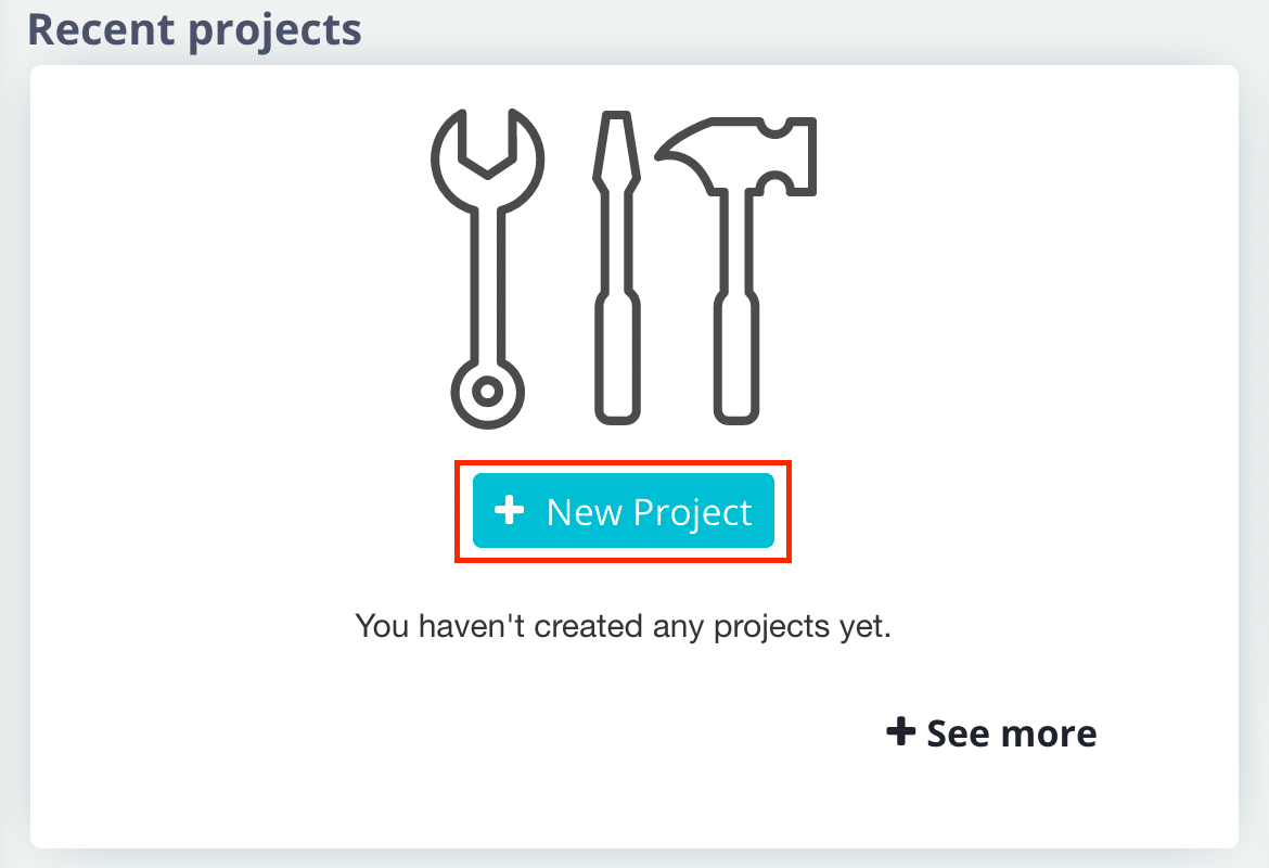 Parsehub new project