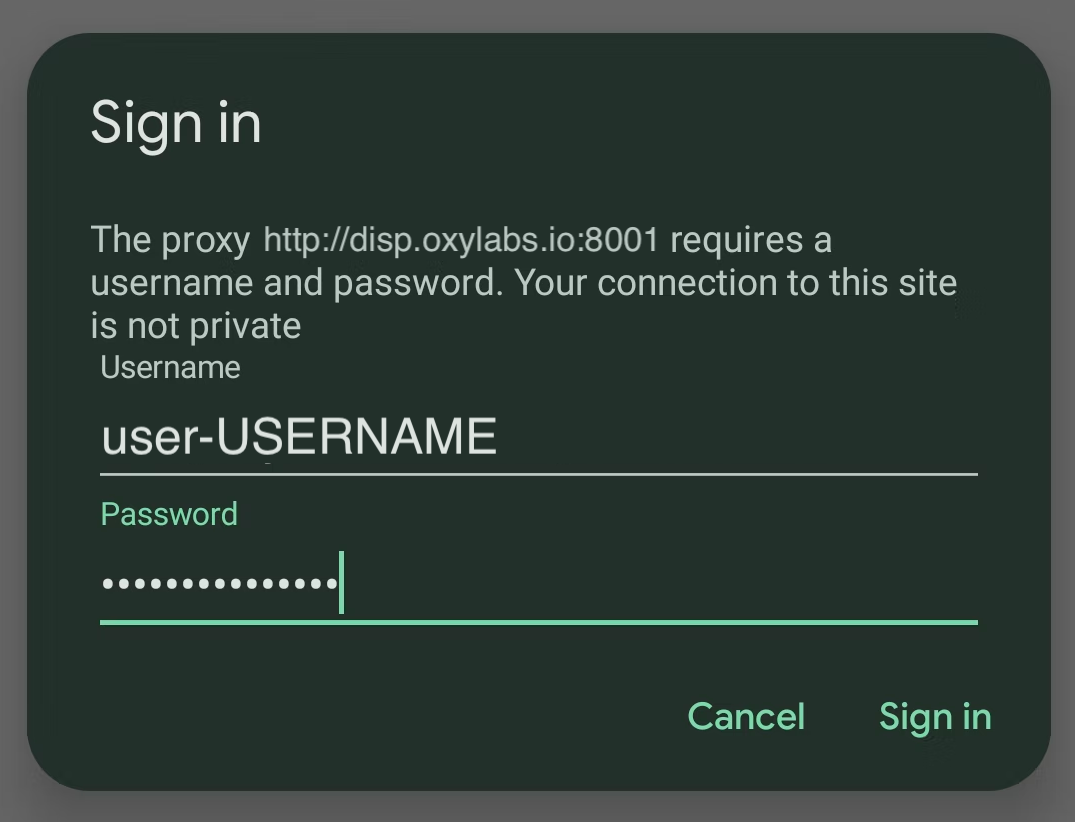 Sign in